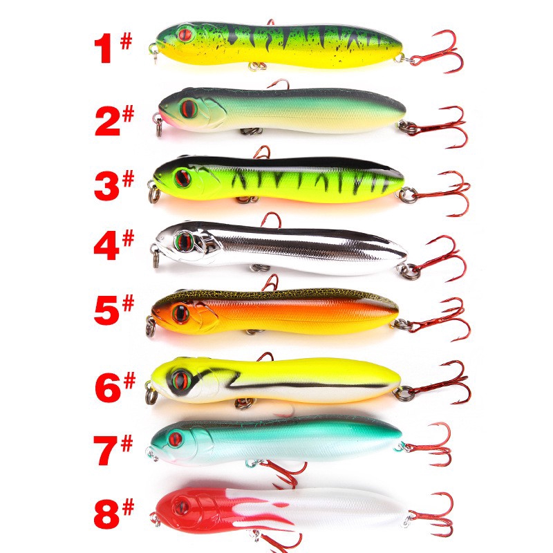 Top Water Lure Umpan Mancing 10cm/15.6g Sinking Minnow Umpan Pancing Buatan Umpan Pancing Alat Pancing Murah relix nusantara Snake Head Umpan Ikan Kail Pancing Alat Pancing Umpan Mancing