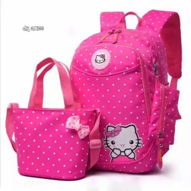 11.11 Back Pack Double Decker | Tas Ransel Anak | Unicorn | Superhero | Paw Patrol | Shopkins Fashion Cewek