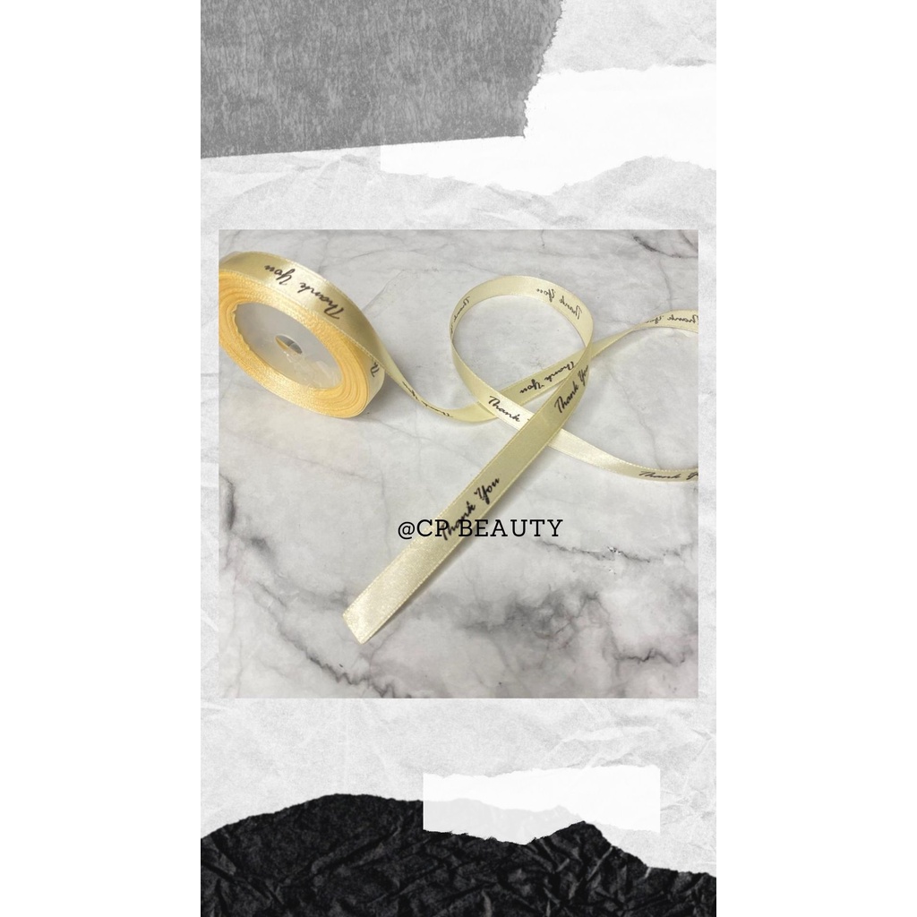 

PITA KADO THANK YOU PER 1 METER / HIASAN KADO SATIN