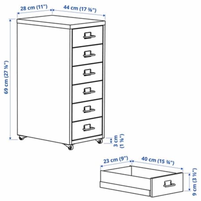 

Lemari Besi Kantor Laci Serbaguna Portable Cabinet Arsip Document