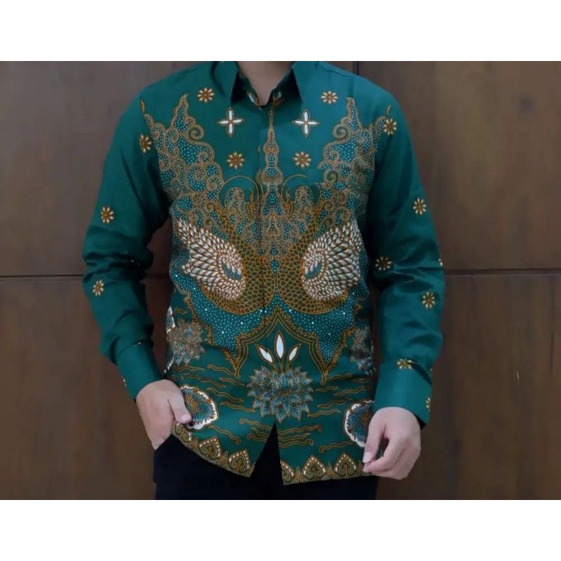 KEMEJA BATIK FULL FURING SOLO PREMIUM LENGAN PANJANG