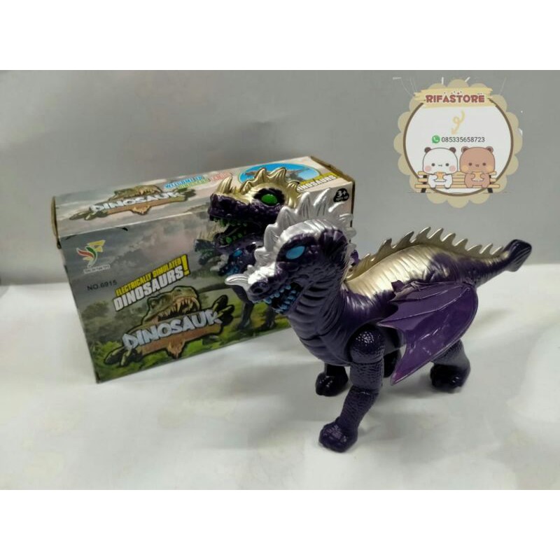 MAINAN ANIMAL DINOSAURUS BATERAI