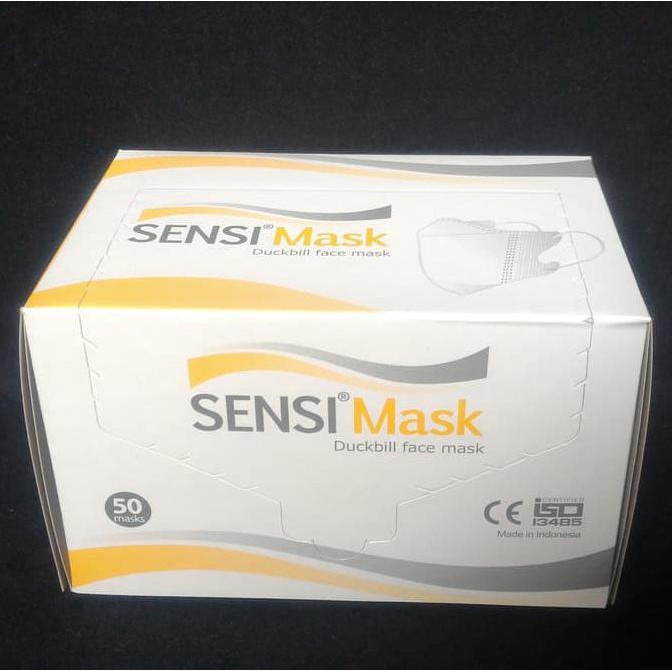 masker sensi duckbill masker debu mulut 3 ply