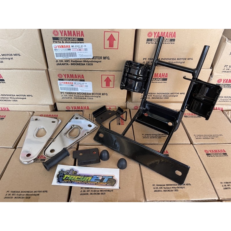 dudukan lampu depan Rx King new peredam