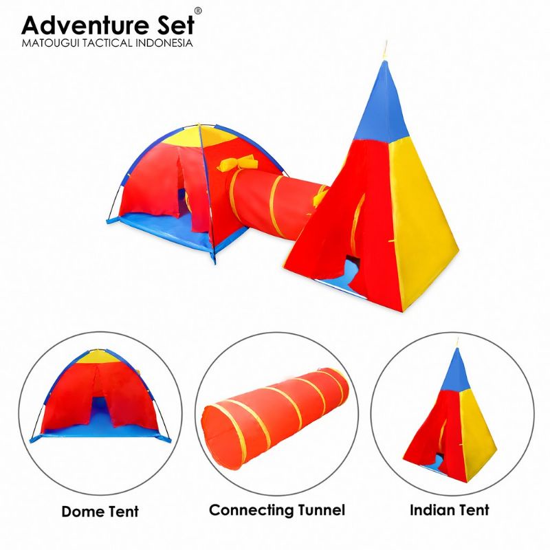 Tenda Mainan Anak Terowongan