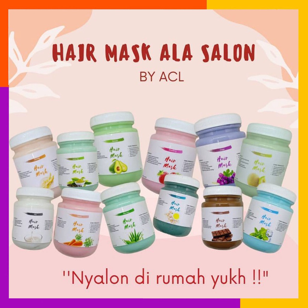 HAIR MASK BY ACL BPOM / Perawatan Rambut