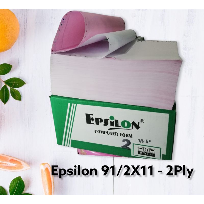 

Epsilon kertas Continious form 91/2x11 2 Ply