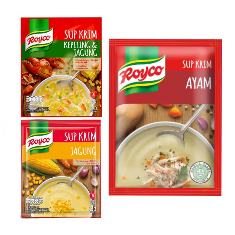 

ROYCO Instant Cream Soup 50gr - ROYCO Sup Krim