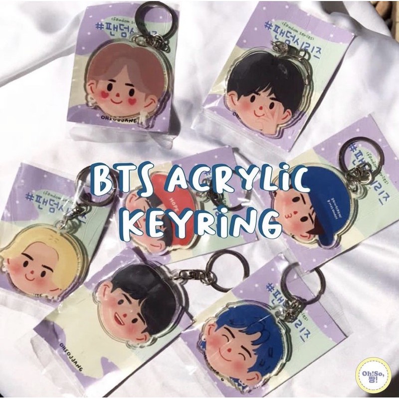 BTS BANGTAN ACRYLIC KEYRING