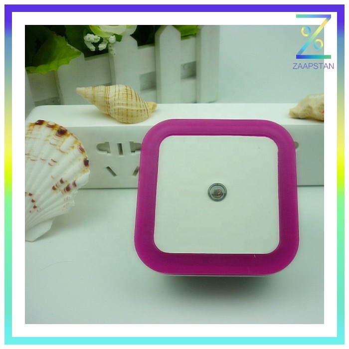 Lampu Tidur LED Sensor Cahaya EU Plug - L200 - Pink