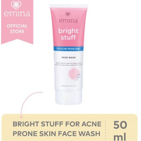 Emina Bright Stuff Acne Face Wash 50ml