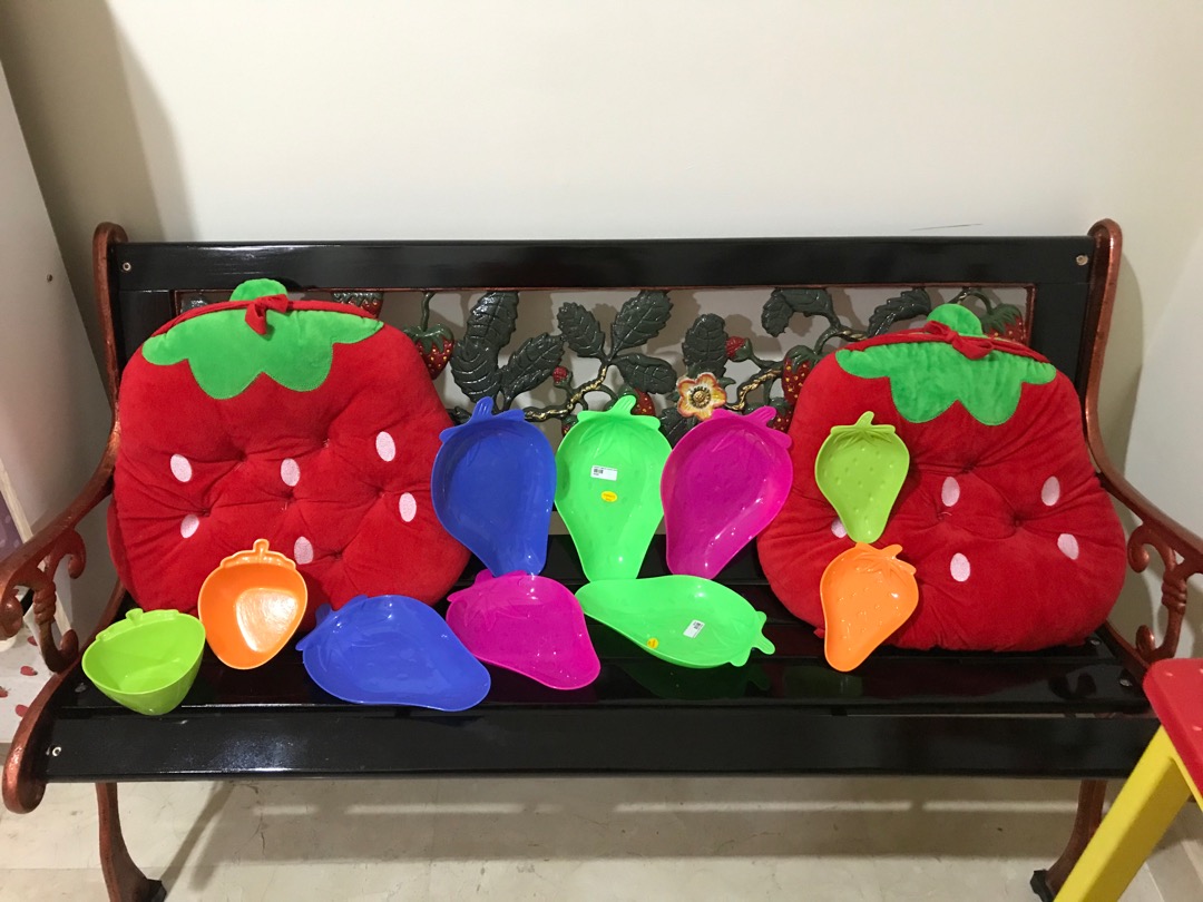 Mangkok Plastik Motif Strawberry Cs 507