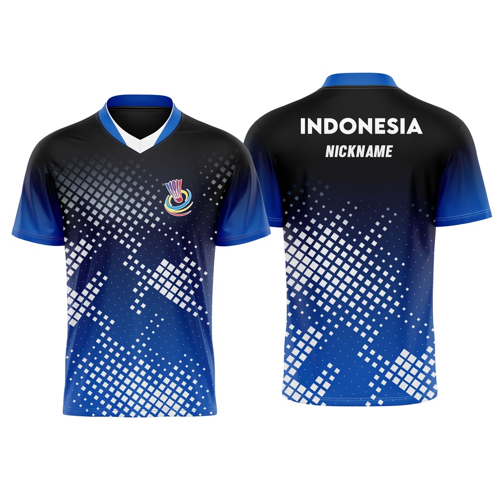 JERSEY BADMINTON SERIES 3 FREE NICKNAME BULU TANGKIS