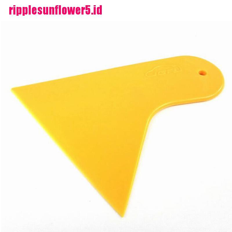 % In stock% Squeegee Aplikator Stiker Mobil Ujung Felt Lembut Warna Kuning