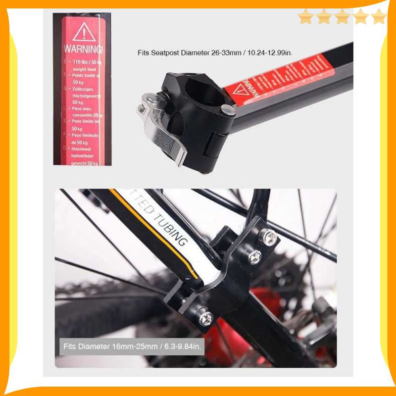 GS8  Boncengan Belakang Sepeda Gunung MTB DEEMOUNT Luggage Carrier Rear Rack Alumunium Rak Belakang Sepeda Bicycle Luggage Carrier Quick Release - RCK-103