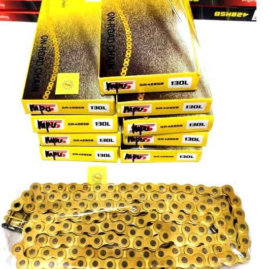 ❁ RANTAI SSS SB428-130L / 415SB-130L RANTAI MOTOR VIXION NINJA CBR SATRIA FU JUPITER MX ❀