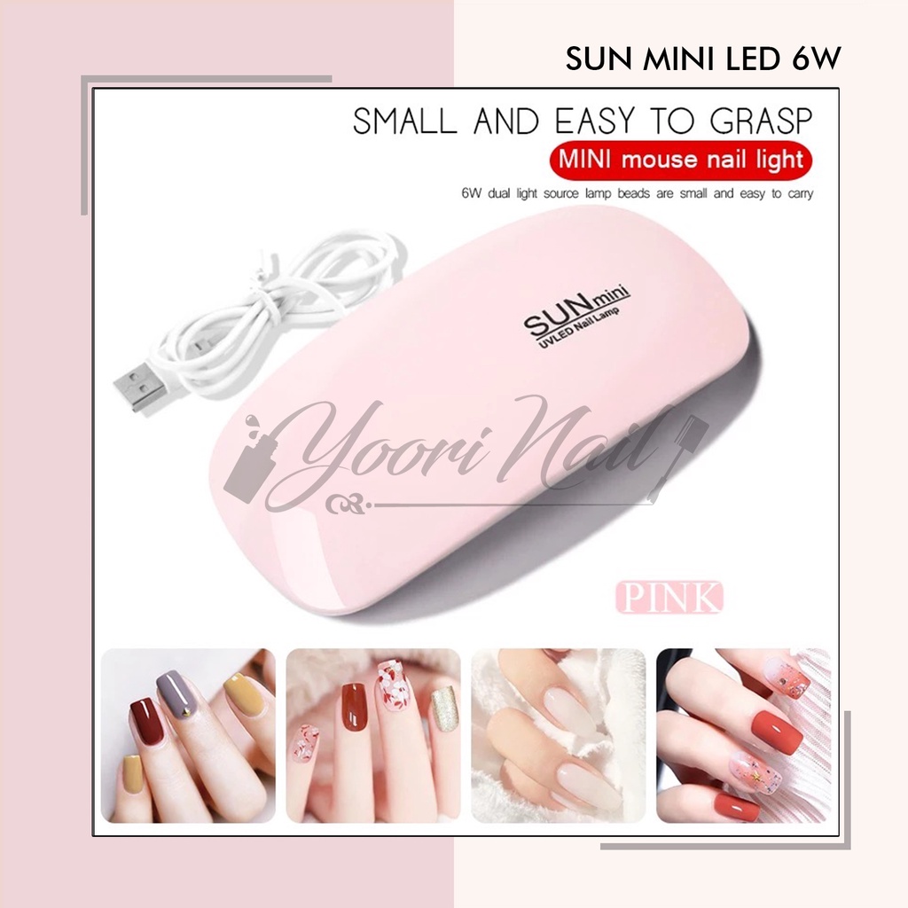 Mini LED 6w nail uv led lamp pengering kutek nail dryer