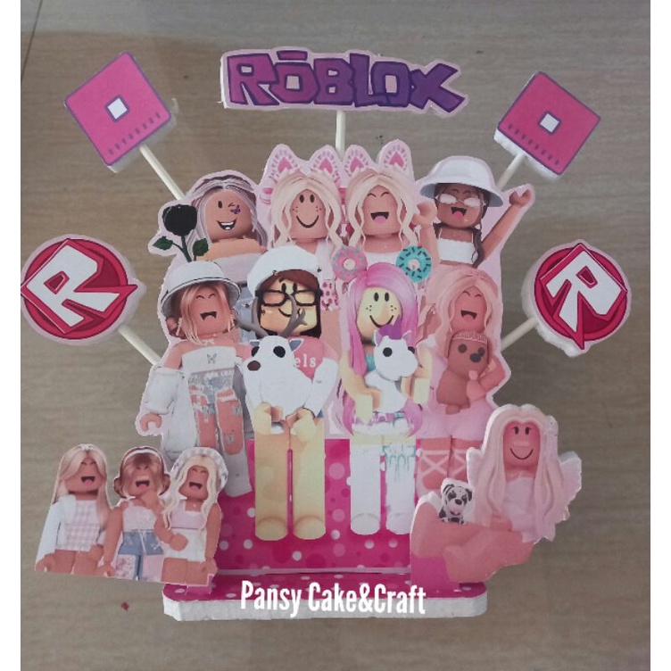 Cake topper Roblox Girl