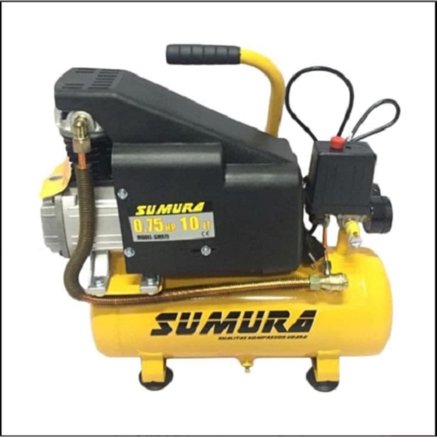 Kompresor Angin SUMURA SMR75 / Air Compressor SUMURA 3/4Hp 10L SMR 75 - Compressor Portabel Sumura