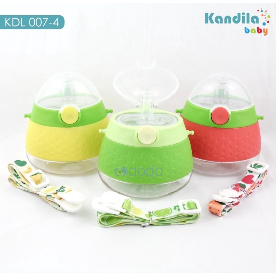 Botol Minum Sedotan Anak Kandila Baby Tritan Straw Bottle 280ml KDL007-4