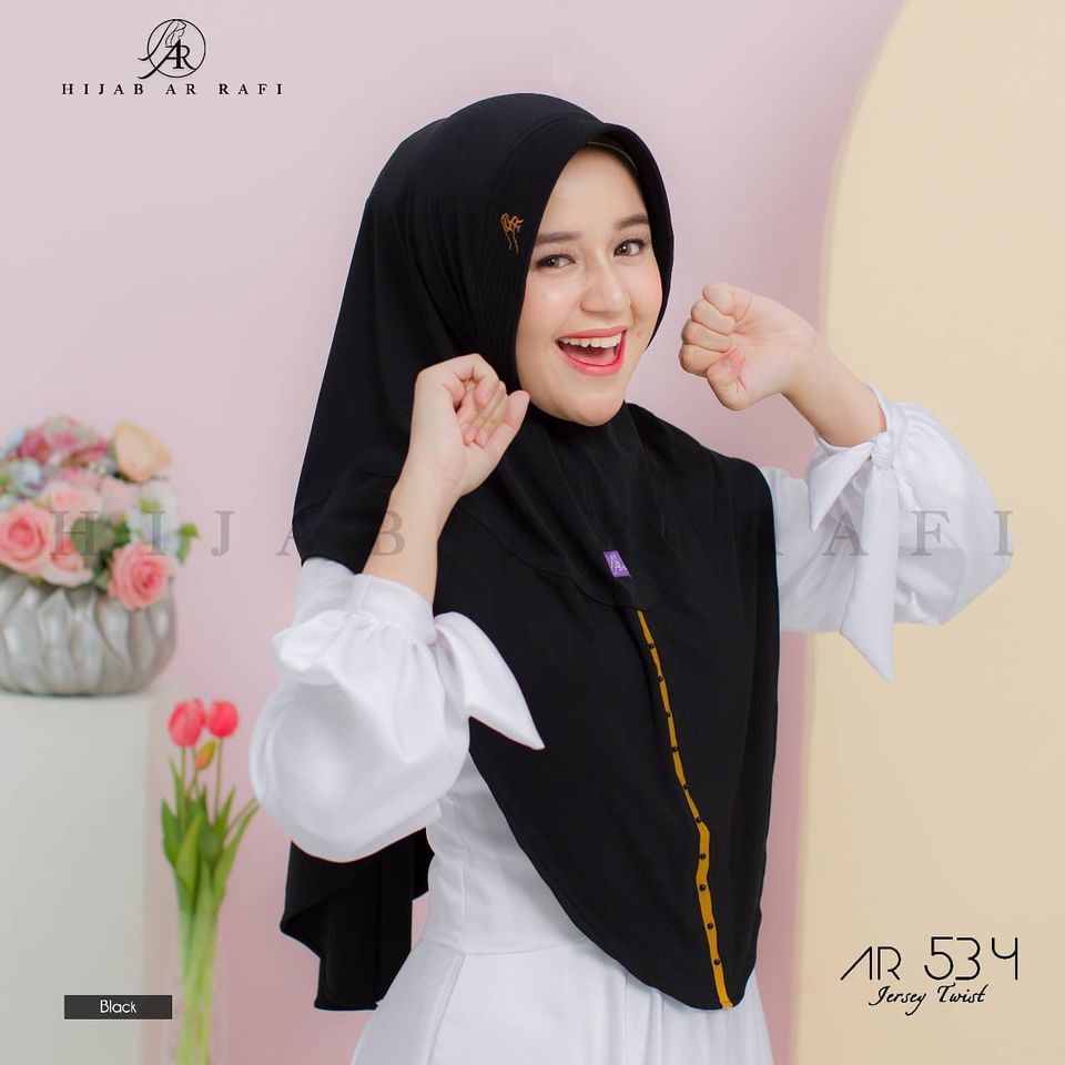 HIJAB ARRAFI AR 534 - HIJAB INSTAN - KERUDUNG ARAFI - KERUDUNG INSTAN - JILBAB INSTAN-4