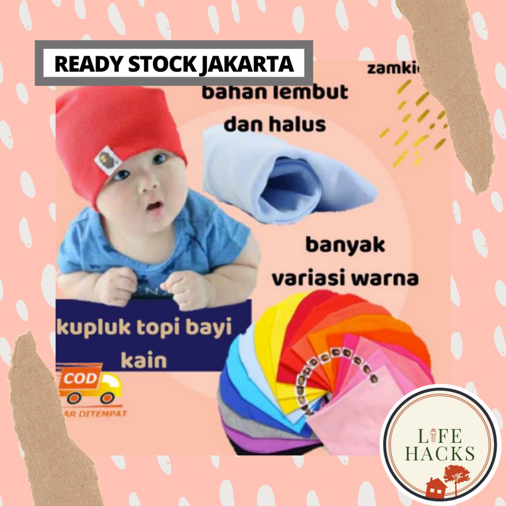 TOPI KUPLUK  BAYI KOREA  TOPI ANAK UNISEX LUCU FASHION BAYI 