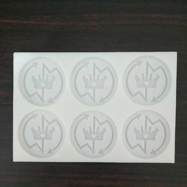 Cetakan Silikon Logo Custom Bentuk Bulat