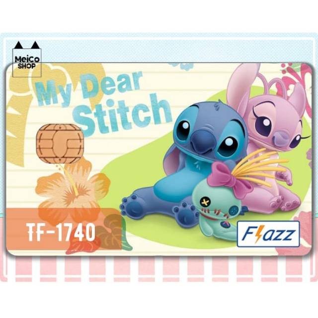 

[TF-1740] Sticker Flazz BCA Meico - My Dear Stitch