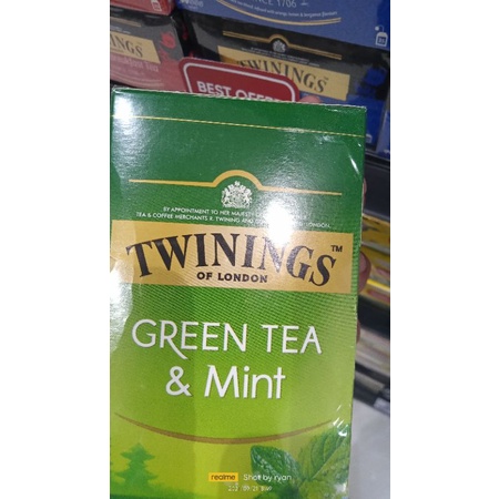

Twinings of London Green Tea & Mint 25x2gr