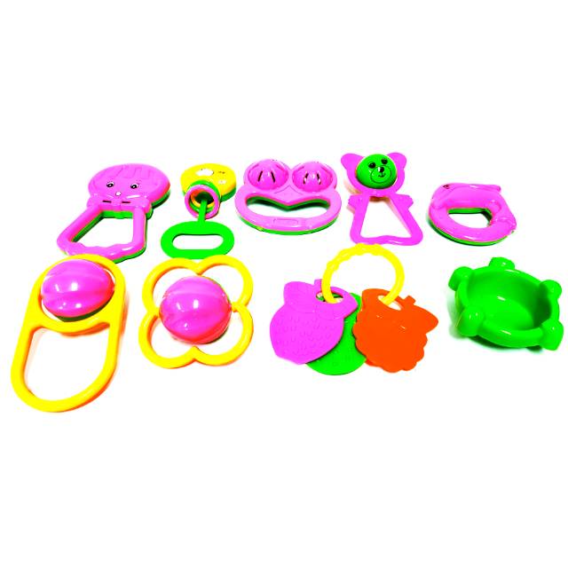 Sekawantoys Mainan Anak Kerincingan Baby Love Kantong 9 pc  [ 0838A-3]