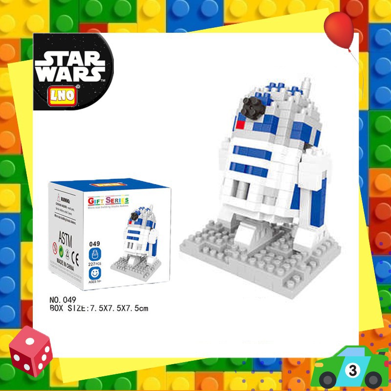 Star Wars Nanoblock Mini Block Rakitan Blok Bangunan Mainan Edukasi