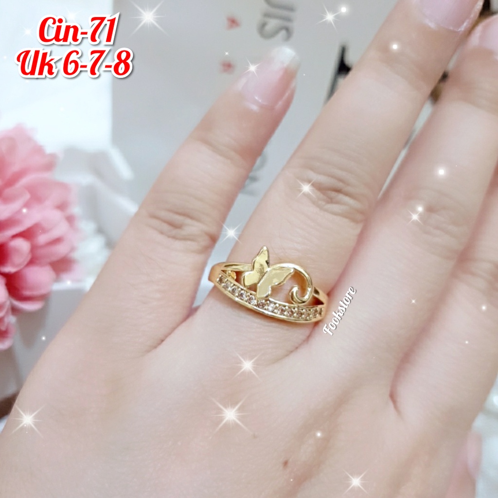 COD TERBARU CINCIN WANITA FASHION KOREA XUPING