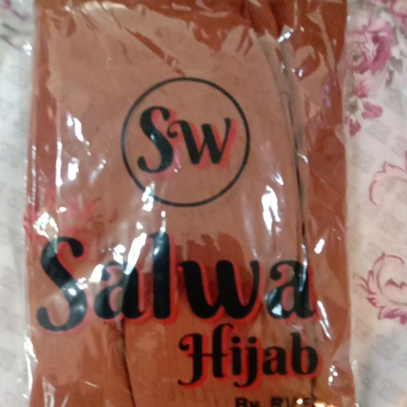 TERBARU!! KHIMAR 2LAYER BERSWAROSKY CHANEL-Orange bata tua