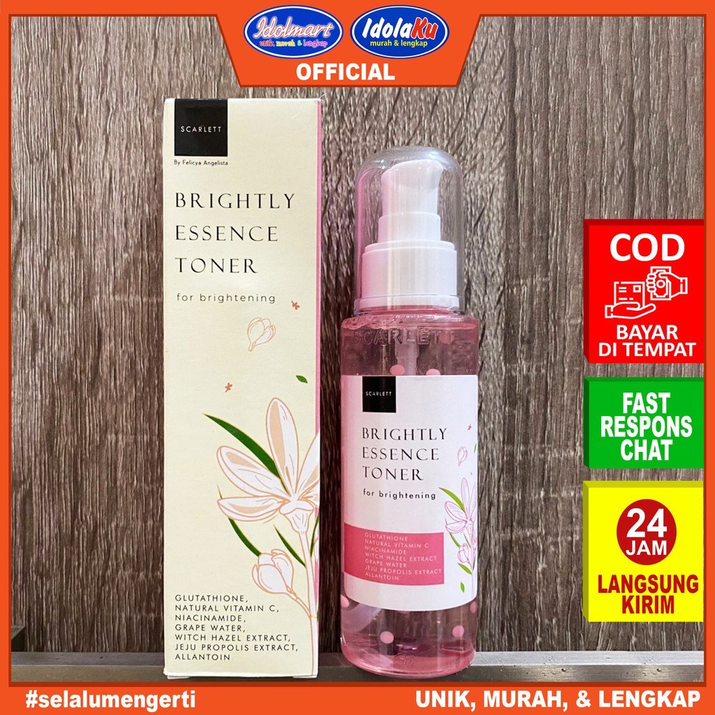 IDOLAKU Scarlett Whitening Brightly Essence Toner 100ml