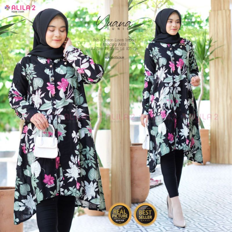 Atasan Wanita Tunik Yuana Ori Alila Ld 105