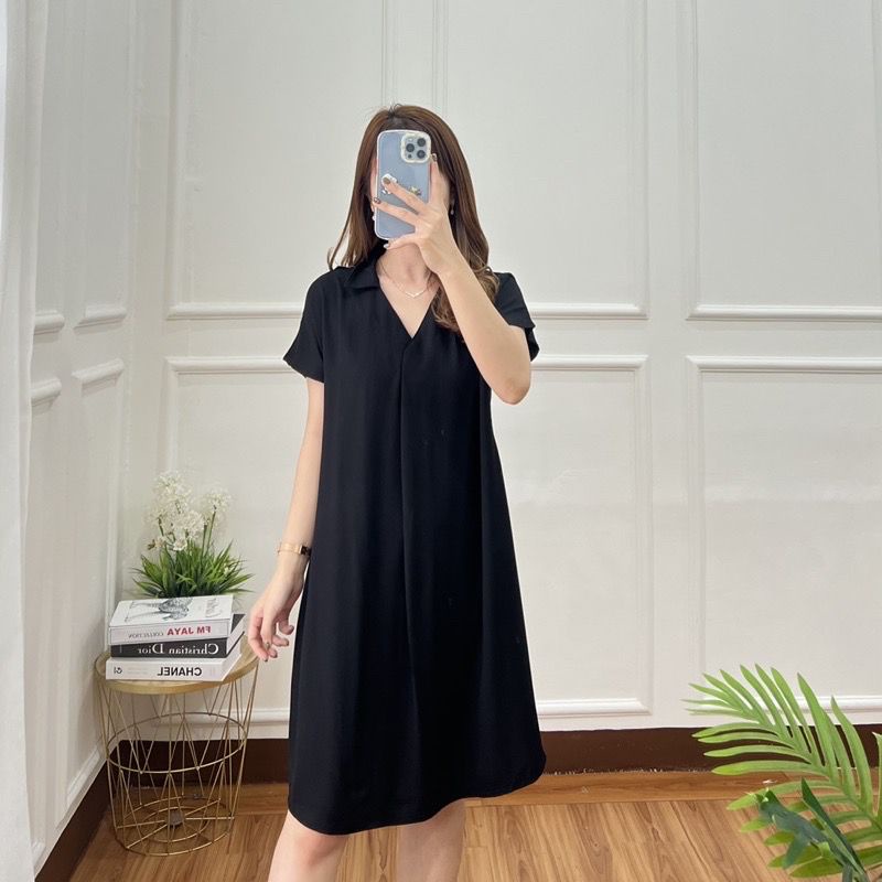 Toply shop Dres basic korea style