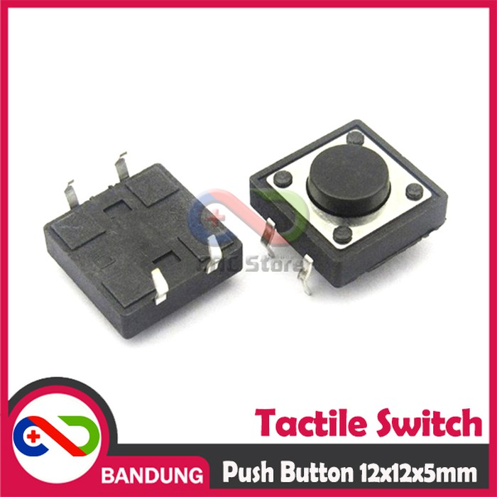 TACTILE SWITCH PUSH BUTTON TC-1212T 12x12x5 MM FOR ARDUINO