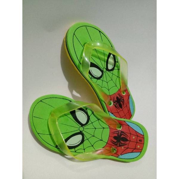 sandal jepit anak _ spidermen _ laba &quot;  ukuran 7,5 / 8 / 8,5