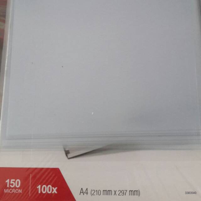Cover plastik perpak mika tebal 0,15 jilid