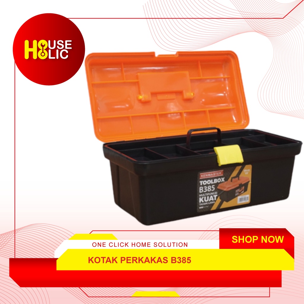KENMASTER Toolbox B 385 / Tool Box B385 / Kotak Tempat Alat Perkakas