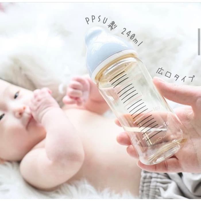 Chuchu Feeding Bottle Botol Susu Minum Bayi Anak Wide Neck PPSU 240Ml