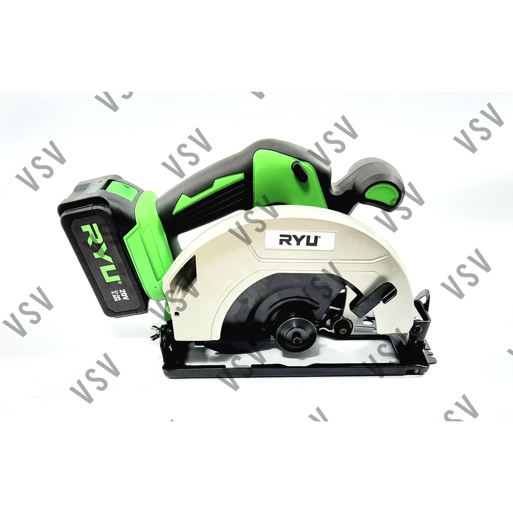 RYU RCCS185 Cordless Circular saw 185mm Mesin Potong Kayu Baterry Circle