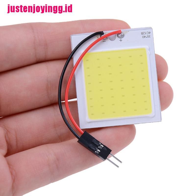 Lampu panel 48 led cob smd 3w 12v Warna Putih Untuk interior Mobil