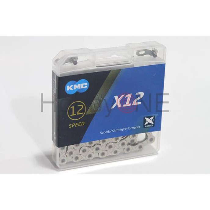 Kmc X12 Chain - Silver - Rantai 12 Speed