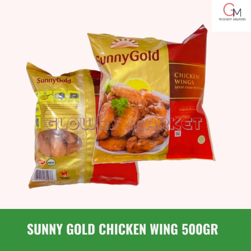 

SUNNY GOLD SPICY WING 500GRAM CHICKEN WING CHICKEN SPICY WING SAYAP AYAM PEDAS