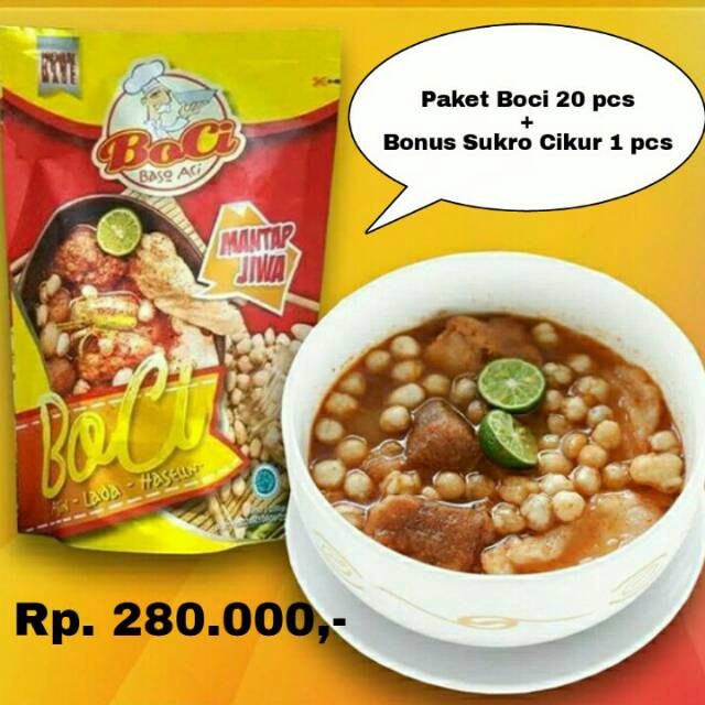 

Boci paket 20 pcs + sukro