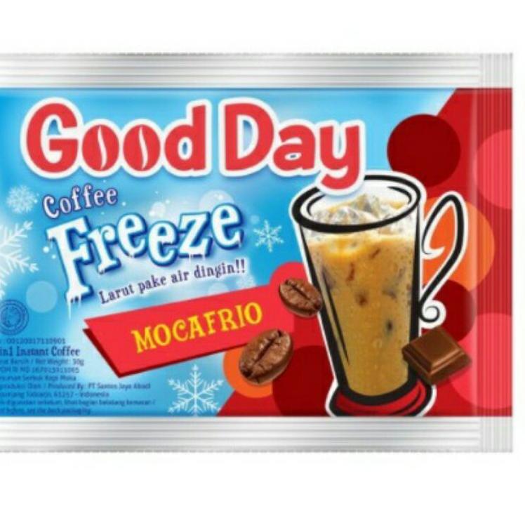 

⇿ ♥️Krieger♥️ Good Day Freeze Mocafrio sachet 30gr All variant ㄿ