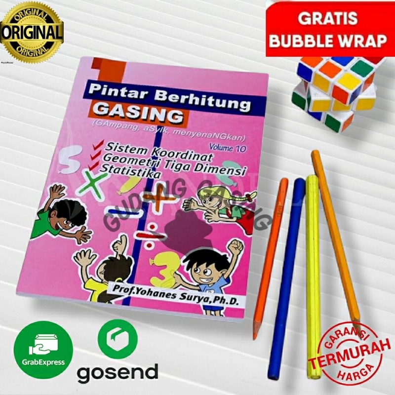 Buku Pintar Berhitung GASING vol 10 Volume 10 KARANGAN Prof. Yohanes Surya