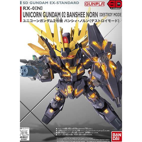 BARANG BERKUALITAS  SD Gundam EX Standard Unicorn Gundam 2 Banshee Norn - Gundam Unicorn