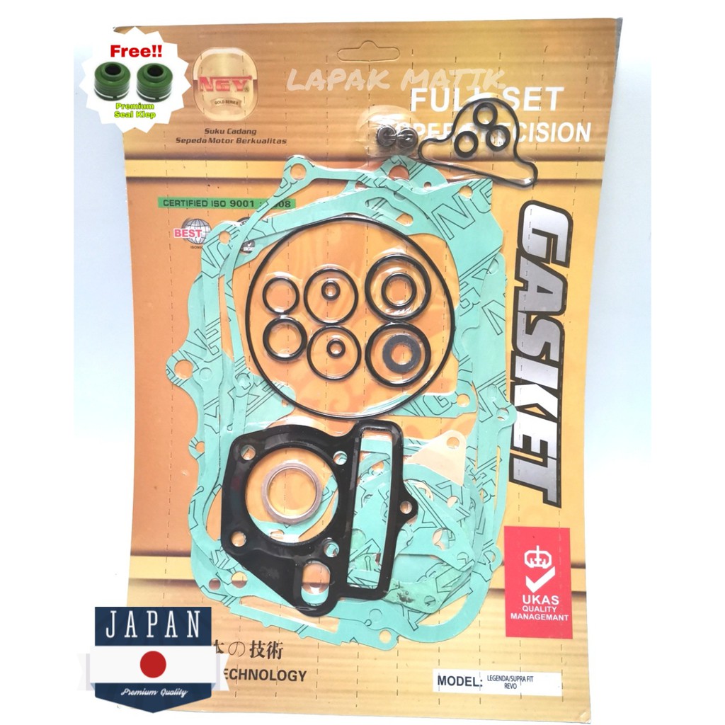 Paking Gasket FULLSET LEGENDA SUPRA FIT NEW REVO Nagoya Gold full set perpak packing